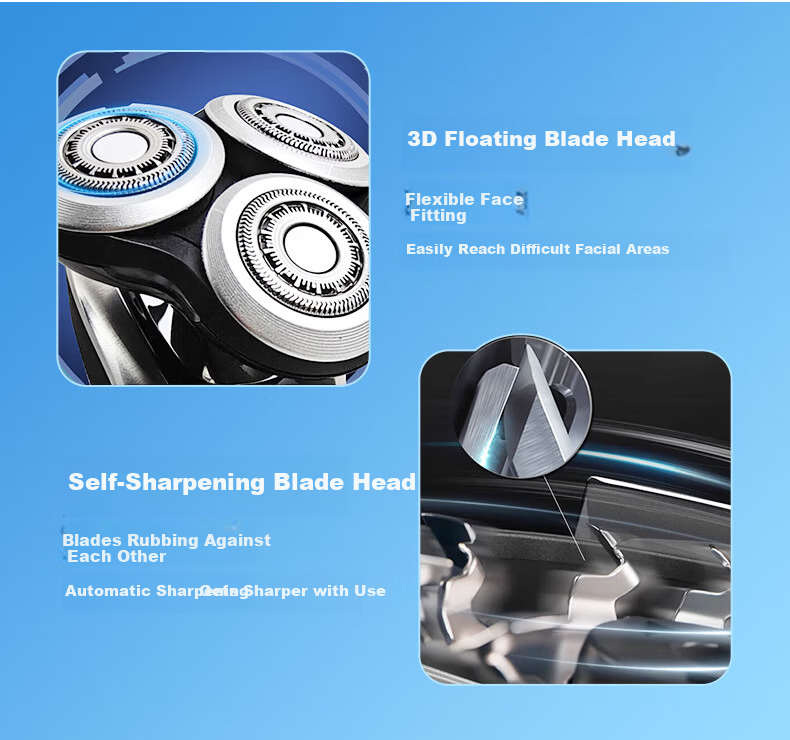 Donailun Replacement Shaver Head for Philips SH90 Compatible with Series 9000/9031/RQ12/RQ10 Men's Electric Shaver Head Assembly 3