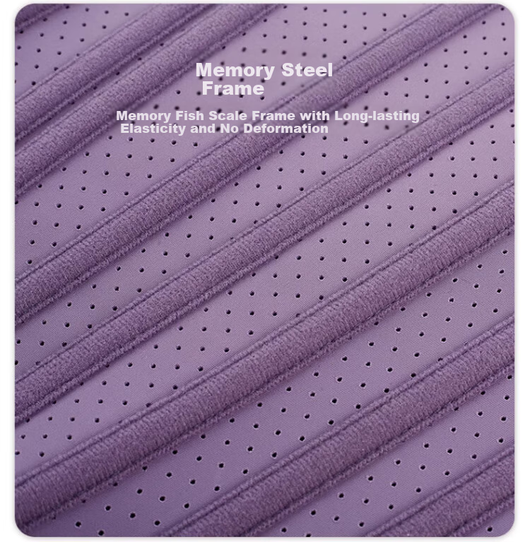 GRACEWELL Strong Abdominal Binder Slimming Summer Thin Waist Trainer for Prolonged Sitting Waist Support Fitness Waist Belt Purple M 12