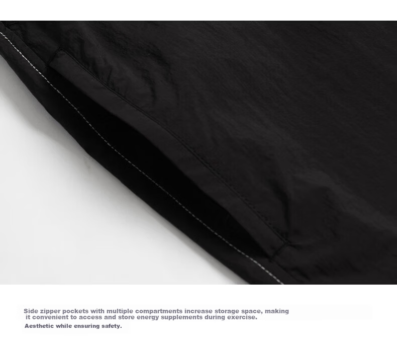 TECTOP Men's Outdoor Casual Pants Spring Summer Sun Protection Lightweight Breathable Windproof Water-Repellent Loose Fit Long Pants Cloud Ink Black M 16