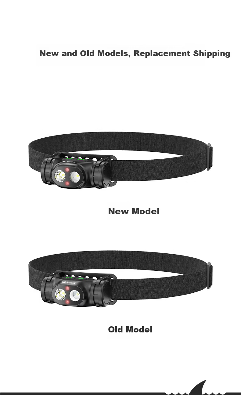 Smile Shark 026 High-Power Headlamp Ultra-Long Battery Life 2026 New Super Bright Induction Lighting for Gas Station and Chemical Use Night Fishing Lamp 9