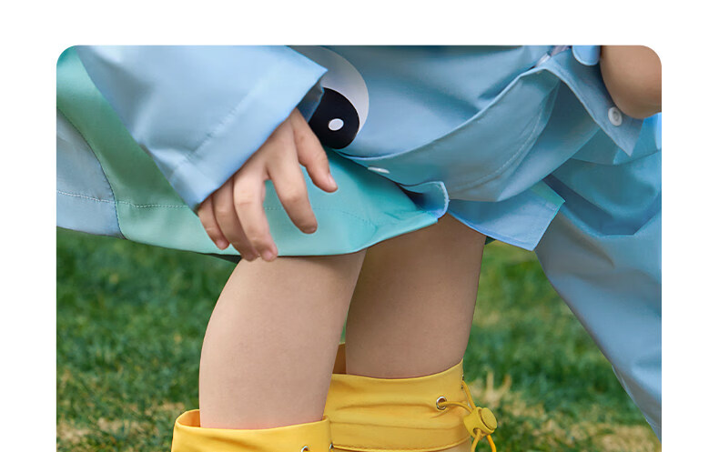 Nido Bear Kids Rain Boots Baby Non-Slip Waterproof Shoes Boys Girls School Shoes YX2601 Size 23 38