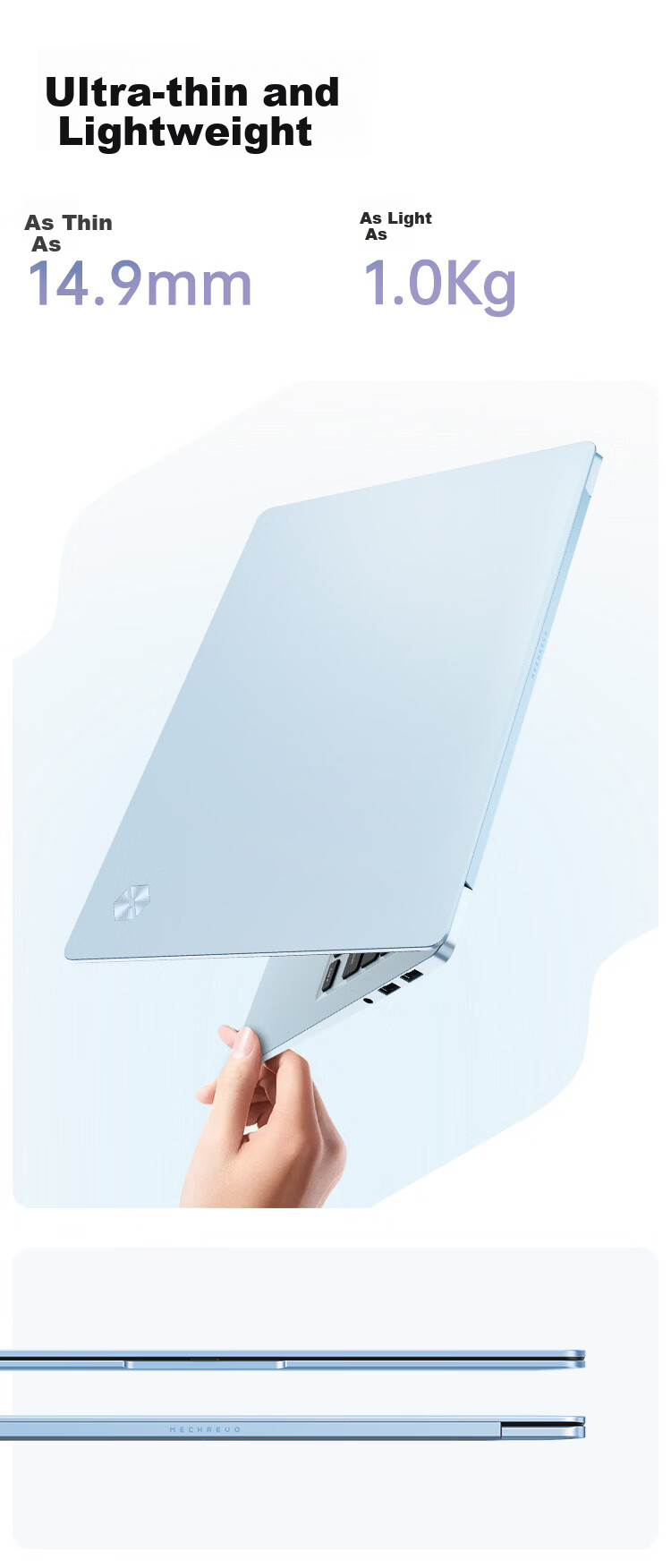 MECHREVO Starshine 14 Ice Crystal Blue (Core Ultra 7 255H 32GB 1TB 2.8K OLED 120Hz) Lightweight Gaming Office Laptop with National Subsidy 2