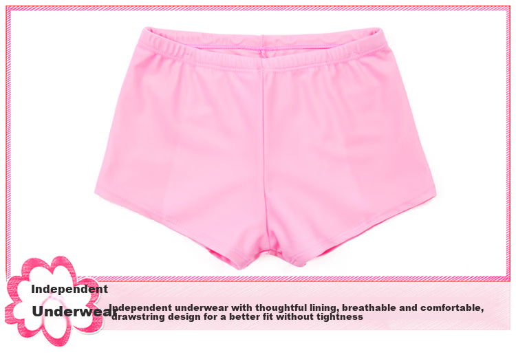 Youyou Children's Swimsuit Girls One-Piece Skirt Style Large Kids Swimwear Student Girl Swimwear 37202 Pink 3XL 9