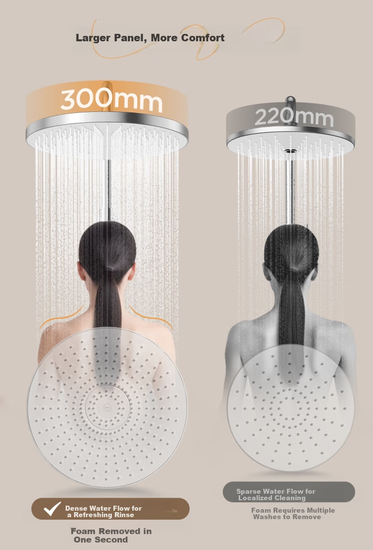 ARROW Shower Set Four-Function Pressurized Keypad Overhead Shower Complete Set 22