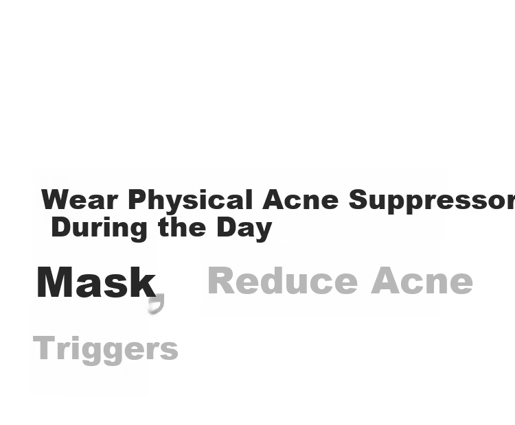 Beneunder Antibacterial Protective Mask Physical Acne Control Sunscreen Breathable Unisex Sensitive Acne Skin Specialized Mask 6