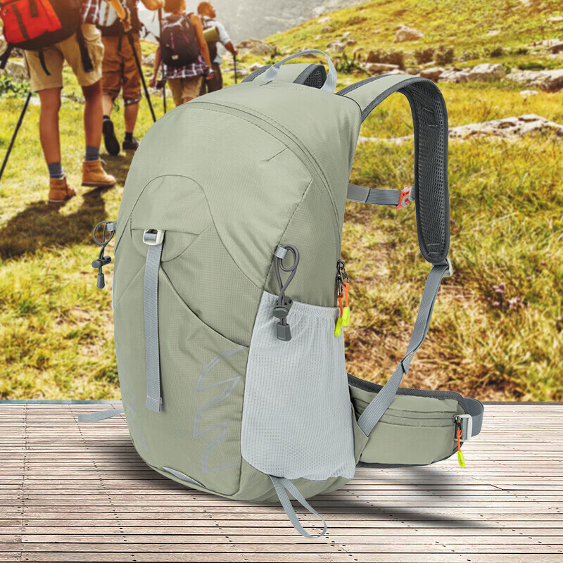 TFO 7th Generation Airborne Suspension Hiking Backpack Outdoor Double Shoulder Hiking Bag B9202434 Khaki 20L
