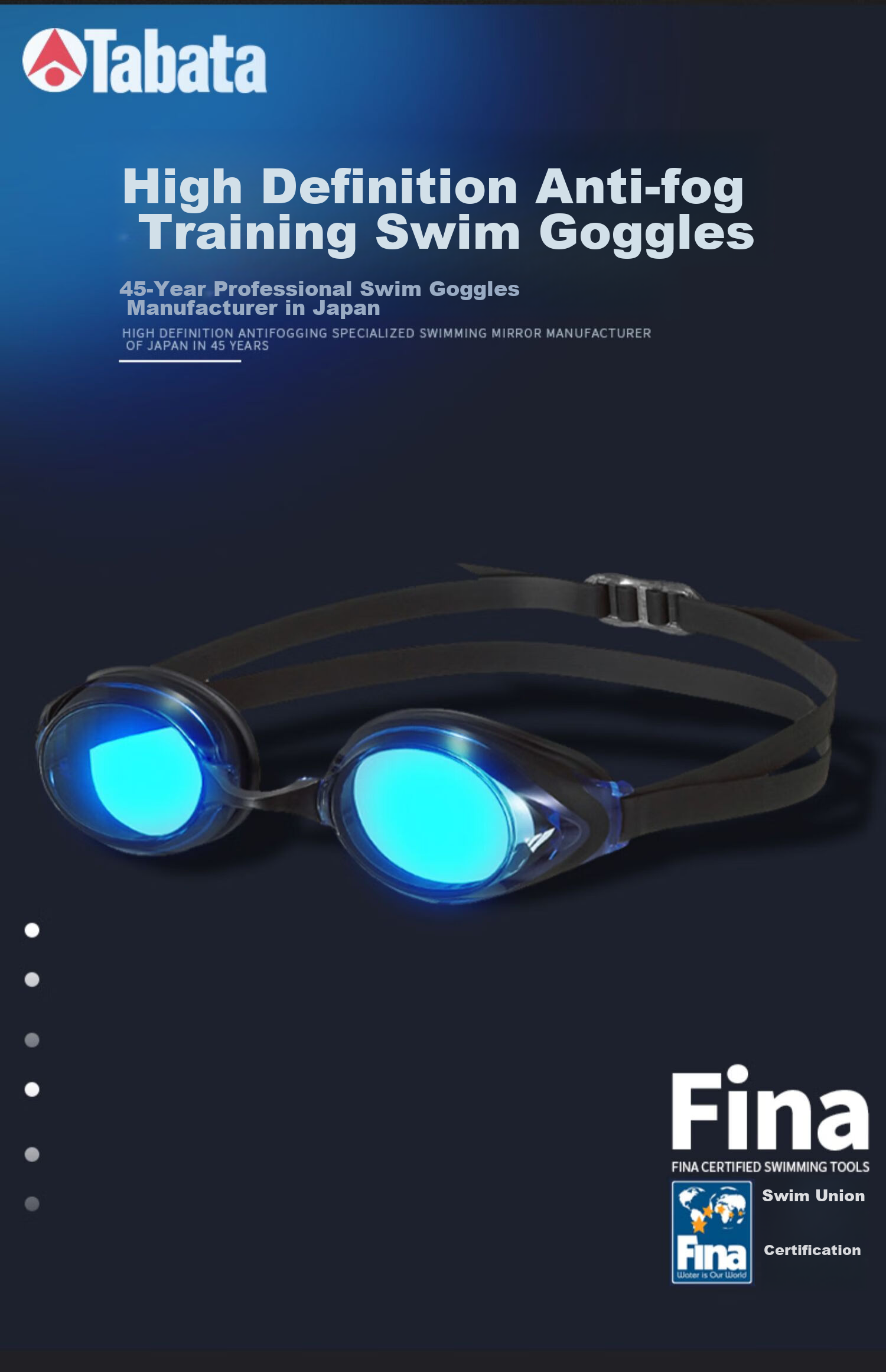 View Competitive Speed Coated Swimming Goggles Large Frame Waterproof Anti-Fog Swimming Equipment for Men And Women Casual High Definition Diving Swimming Glasses 1