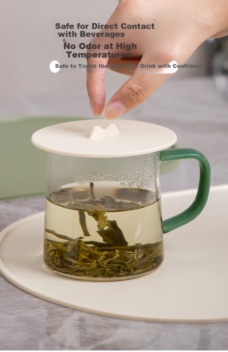 Banwu Life Silicone Universal Cup Lid Dustproof Mug Cover Tea Cup Lid Water Cup Accessory 2