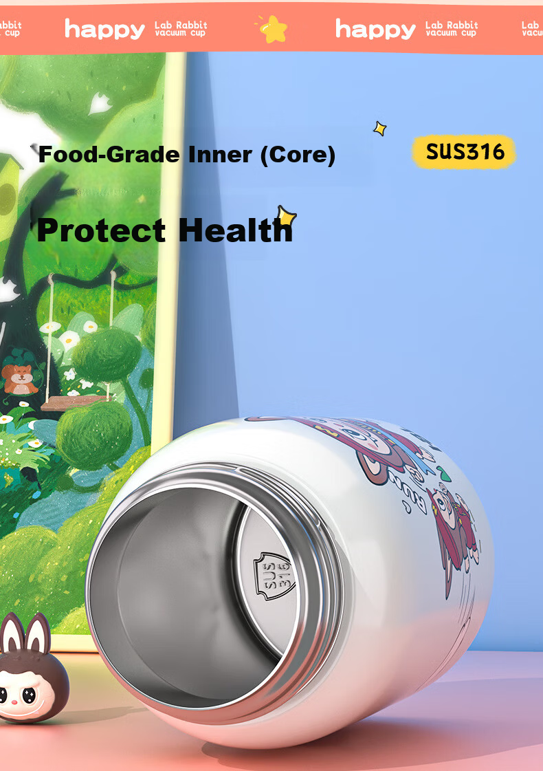 COOKSS Kids Insulated Water Bottle Large Capacity High-Quality Student Water Cup for Elementary and High School Boys and Girls 2
