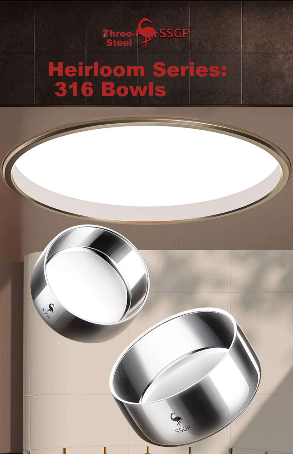SanSi Steel Food-Grade 316 Stainless Steel Insulated Heat-Resistant Durable Soup Bowl for Adults - No.1 Member Store 2