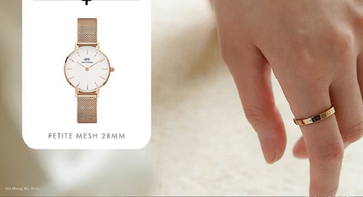 Daniel Wellington DW Couple Rings Classic Rose Gold 54+60 Couple Rings 018+021 [520 Gift for Girlfriend] 3