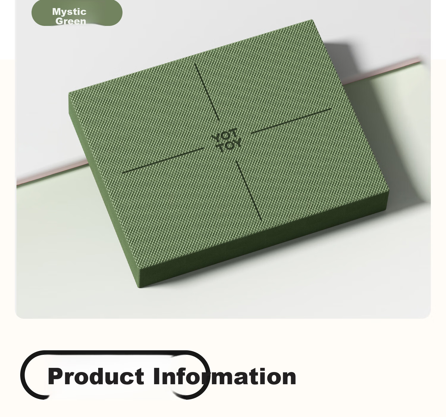 Yottoy Balance Pad Yoga Mat Flat Support Core Training Yoga Fitness Quiet Non-Slip Thickened Soft Foam Kneeling Pad 18