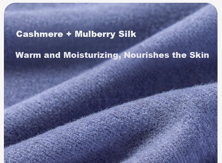 LangSha Men's Thermal Underwear Antibacterial Mite-Resistant Cashmere Silk Lightweight Crew Neck Double-Sided Fleece Autumn Top and Bottom Set 4