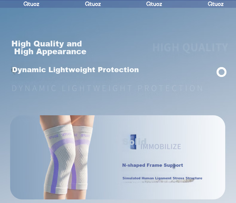 Qituozhe Silk Knee Brace Summer Thin Sports Protective Medical Knee Sleeve for Men and Women Meniscus Injury Recovery 8