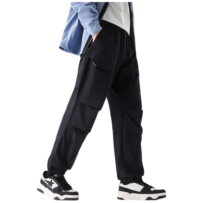 CAMEL Men's Cargo Pants, Loose-Fitting, Slimming, Windproof, Functional Straight-Leg Casual Trousers A14CA68689