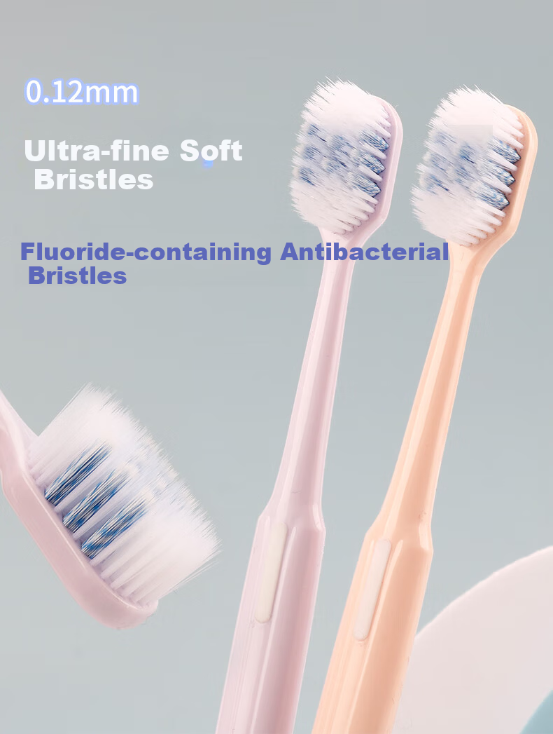 Baizao Extra Hard Durable Toothbrush Individual Pack Men's Women's Family Use Medium Hard Bristles Adult 1