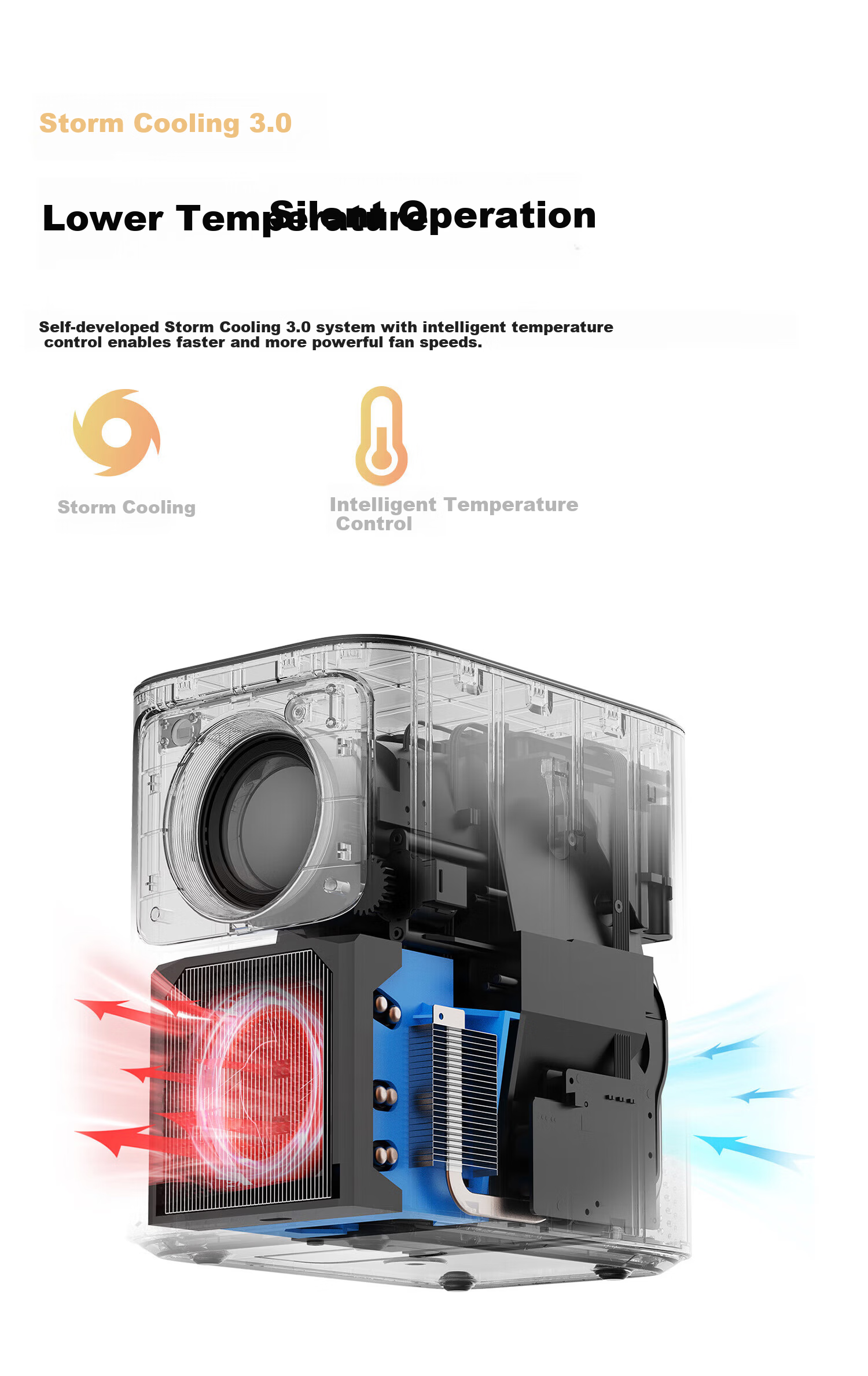 Haqu K3 Pro Home Projector 1080P HD 8K Decoding Smart Portable Bedroom Home Theater Projector (Supports Motion Compensation AI Projection) 15