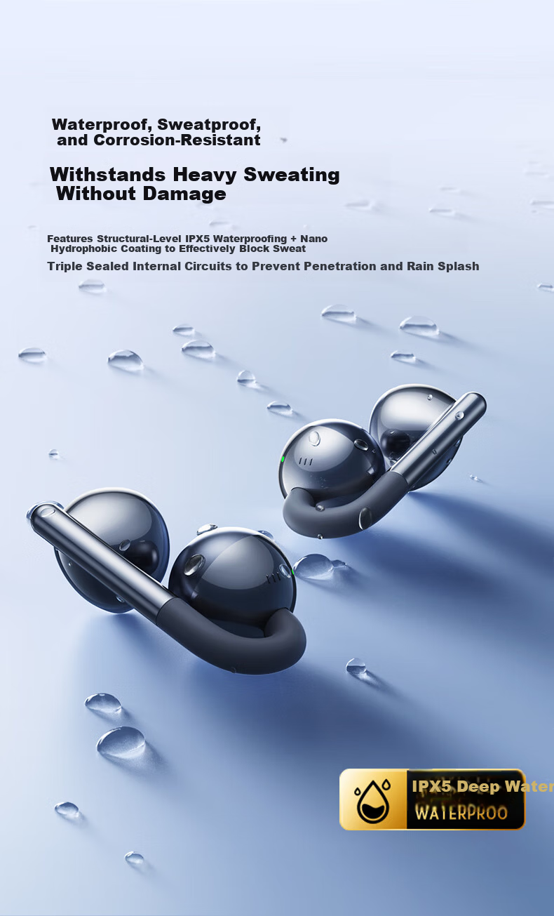 REMAX Ruiliang 2026 Latest Berlin Sound Bluetooth Clip-On Bone Conduction Sports Earphones In-Ear Free Noise Cancelling OWS-15 Valentine's Day New Year Gift 22