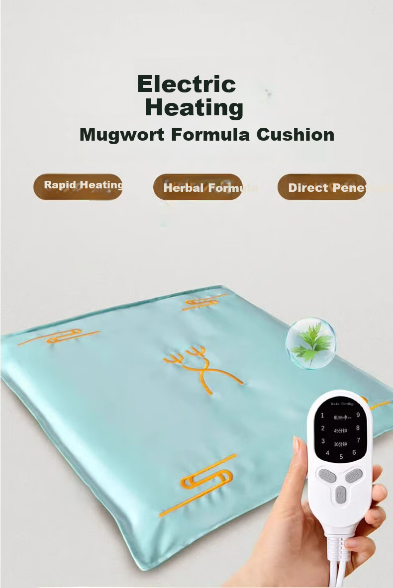 JEPPE Moxibustion Heating Seat Cushion Office Long Sitting Female Mugwort Meditation Cushion Hip Heat Therapy Health Care Heating Pad 1