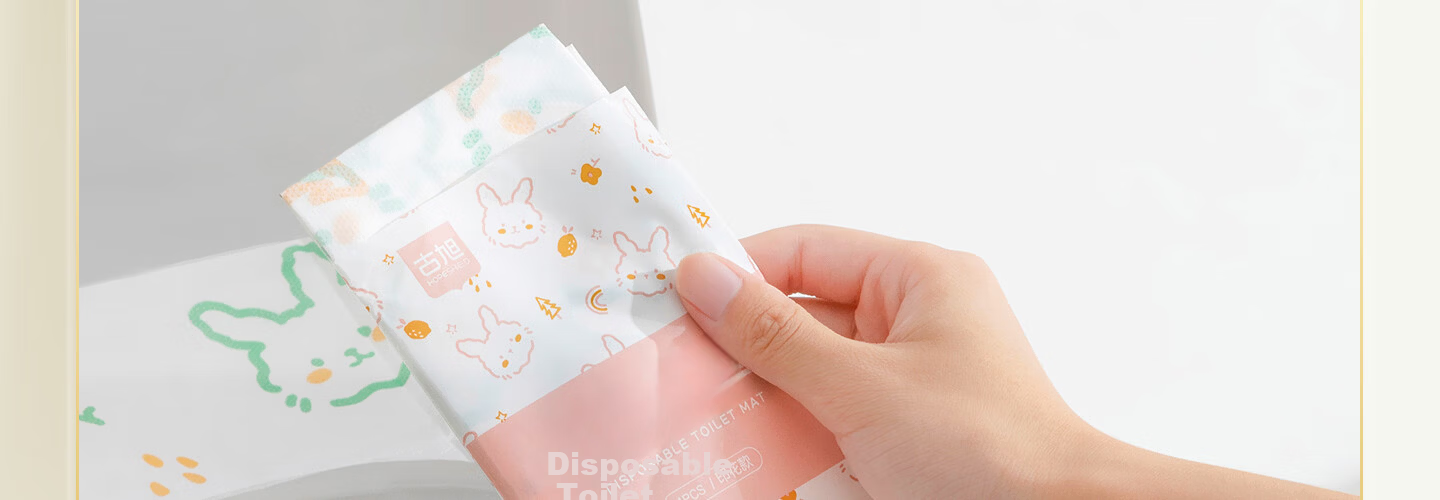 Guxu Disposable Toilet Seat Covers Full Coverage Individually Packaged Maternity Enlarged Travel Hotel Portable Toilet Seat Pads 10 Pieces 37