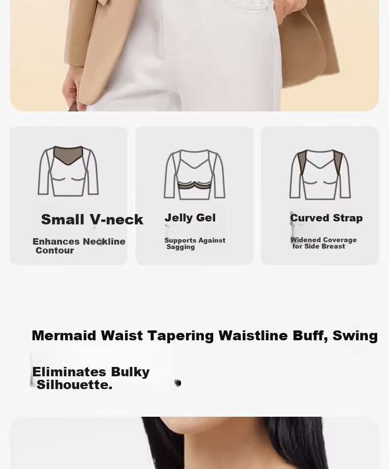 Herbal Original Padded Thermal Underwear for Women Autumn Shirt Camellia Oil Hyaluronic Acid Skin Care Base Layer Heating Top 10