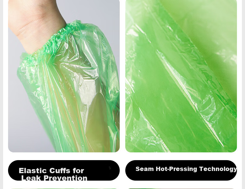 BWNK Disposable Thickened Adult Card Long Full-Body Raincoat 14-Pack 17