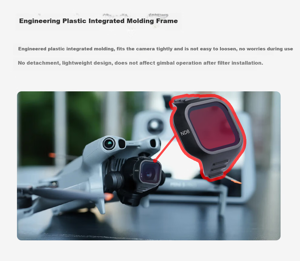 Kase DJI Mini 5 Pro Drone Camera Filter CPL Polarizer Lens for Aerial Photography 6