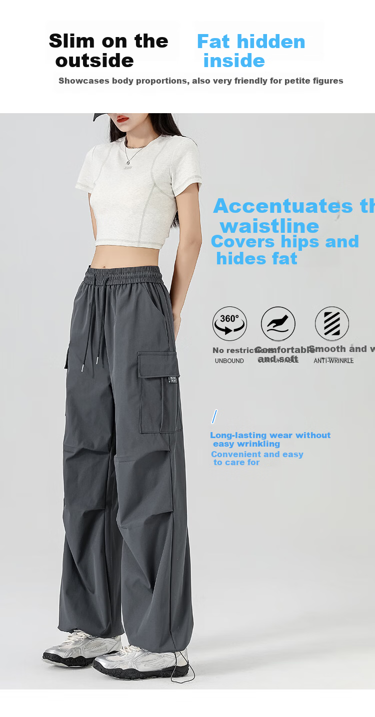 Xueqiman Twill Work Pants Women Summer Quick-Dry American Style Sports Convertible High-Waist Hiking Outdoor Softshell Pants 5