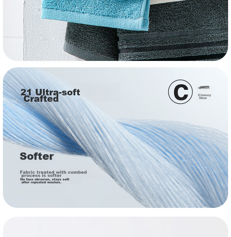Grace 10A Antibacterial Towel And Bath Towel Set, Extra Large, Skin-Friendly, Breathable, Quick-Drying, Soft, Suitable for Men And Wome 9