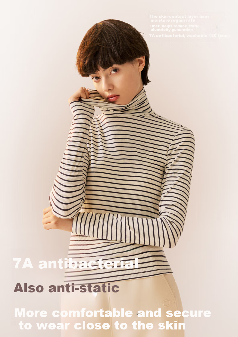 Bananain [Celebrity Style] Hot Skin 501 + Women's Base Layer Thermal Underwear, Autumn Undershirt, New Top 9