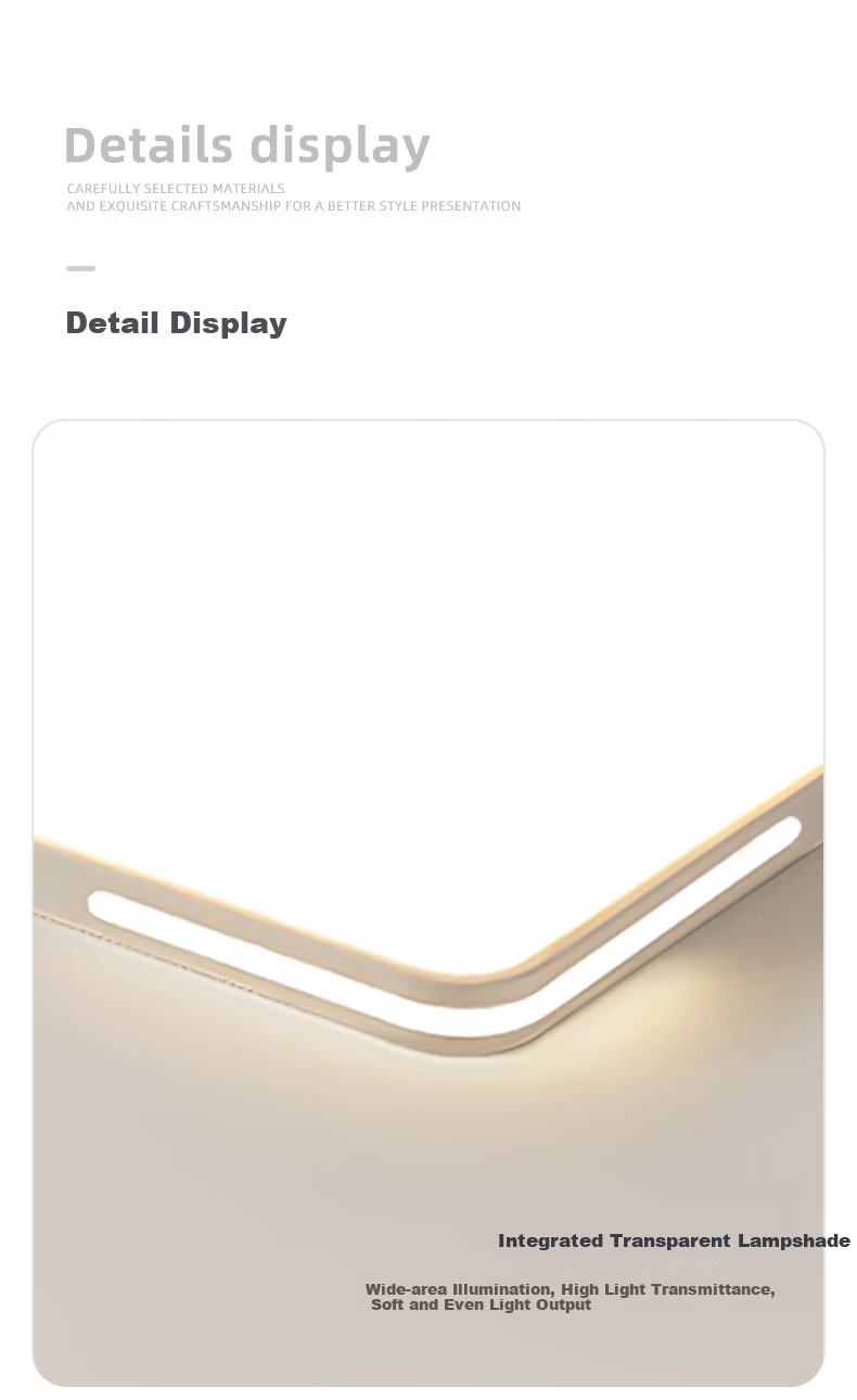 MICOE Purui Eye Protection Ceiling Light Living Room Lamp Remote Dimming LED Lighting Simple and Elegant Zhongshan Lighting Lux Shadow Series 12