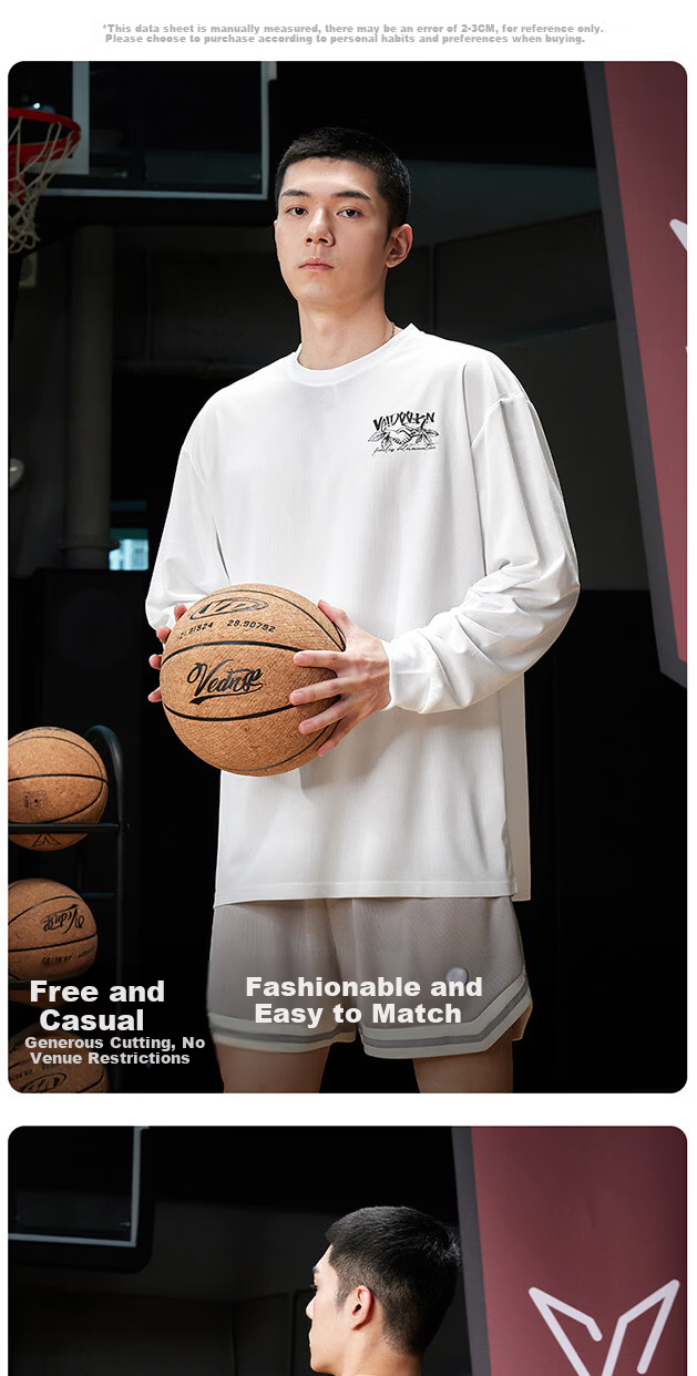 VEIDOORN Men's Long Sleeve United Series Basketball Training Pullover American Retro Sweatshirt Gray 2XL 5