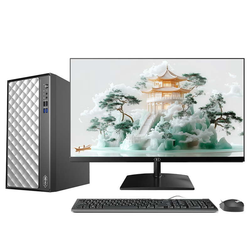 Lenovo Ruitian 900 Business Office Desktop Computer (Core i5-12400, 16GB DDR5, 512GB SSD, Win11, 18L Large Case) 23.8-inch