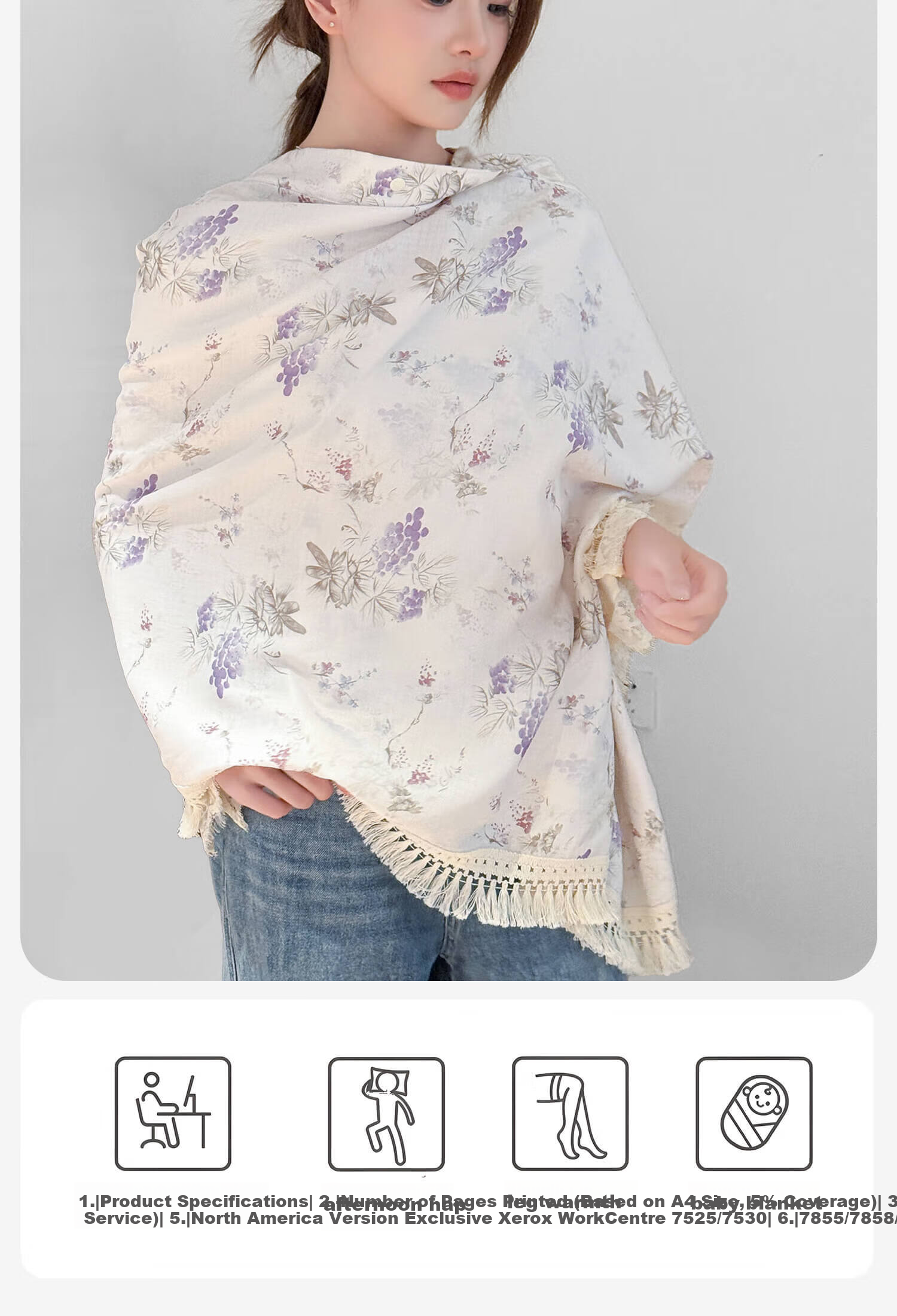 Shido Nursing Cover Multi-Functional Maternity Shawl Breastfeeding Cloak Privacy Poncho Raspberry Duck 15