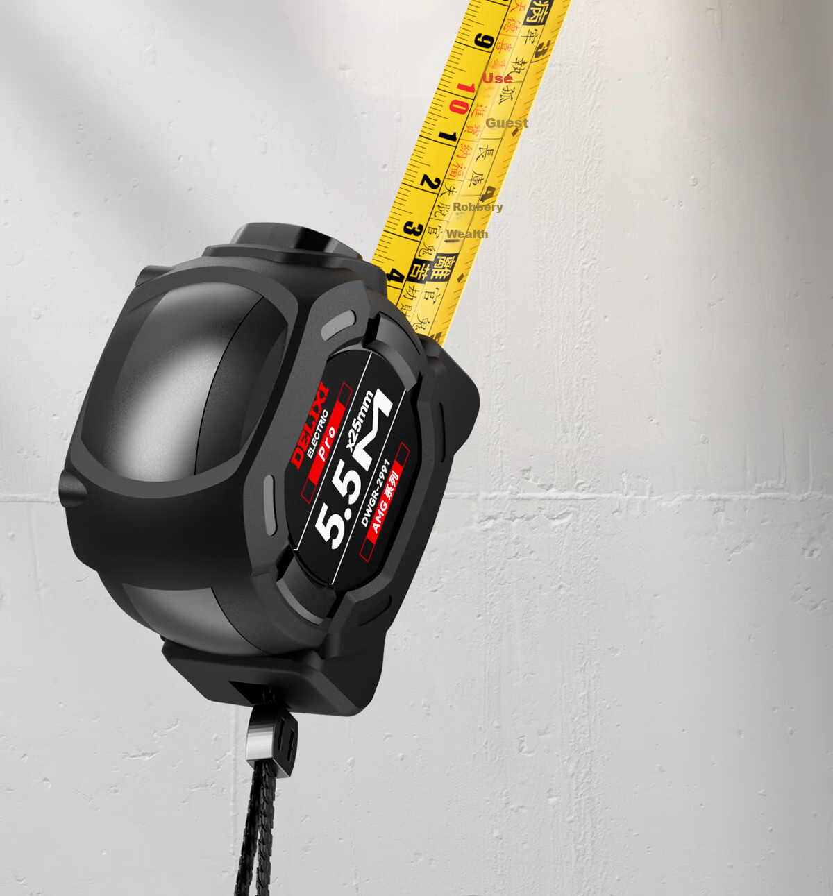 Delixi Luban Ruler Authentic Feng Shui Ruler High Precision Steel Tape Measure 7.5m Measuring Tape Box Ruler 5m 7