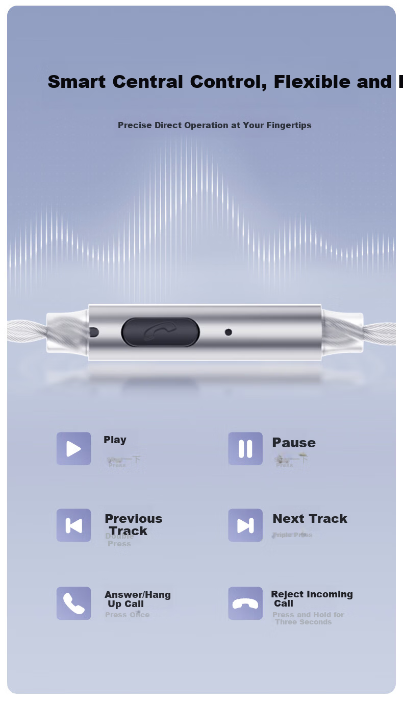 Tonemay Yunmian HiFi In-Ear Wired Earphones High-Resolution Audiophile Sound Delta Action Gaming with Mic Sound Card Noise-Cancelling Monitoring Microphone 1-to-2 Adapter Cable 1m 16