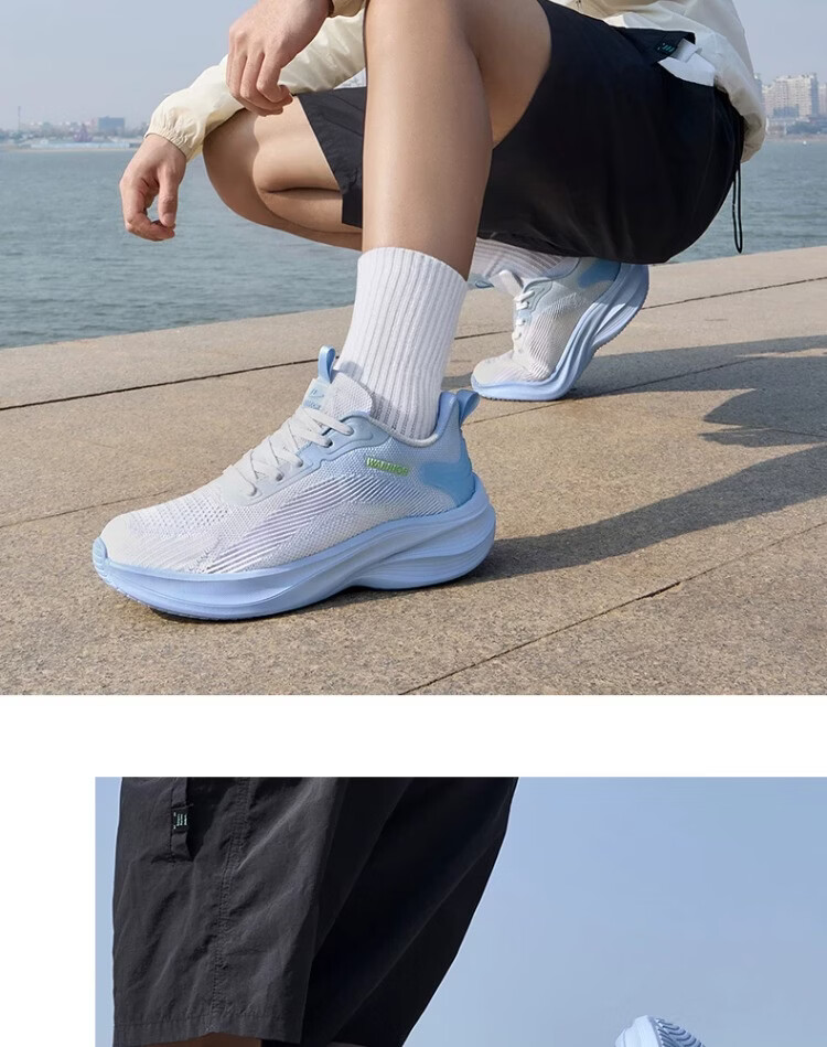 Warrior Women's Sports Shoes 2026 Summer New Soft Sole Breathable Mesh Lightweight Running Shoes 5401 White Size 38 27