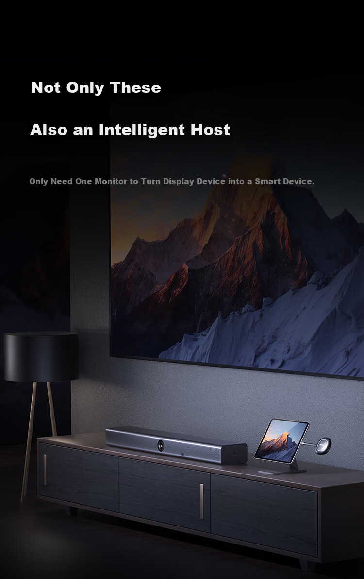 Haoli Video Conference Camera All-in-One Microphone 4K Ultra HD Digital Zoom Conference Room Camera Built-in Meeting System HB-100 22