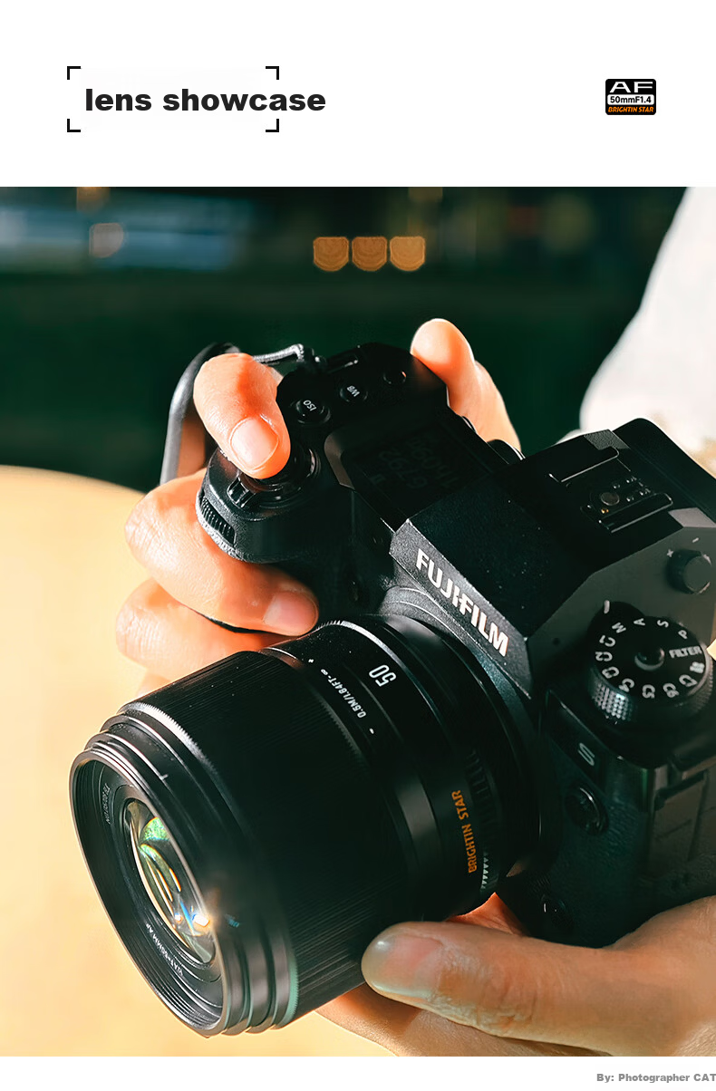Xingyao Optical Xingyao AF 50mm F1.4 Autofocus Large Aperture Portrait Prime Lens for Sony Mount 20