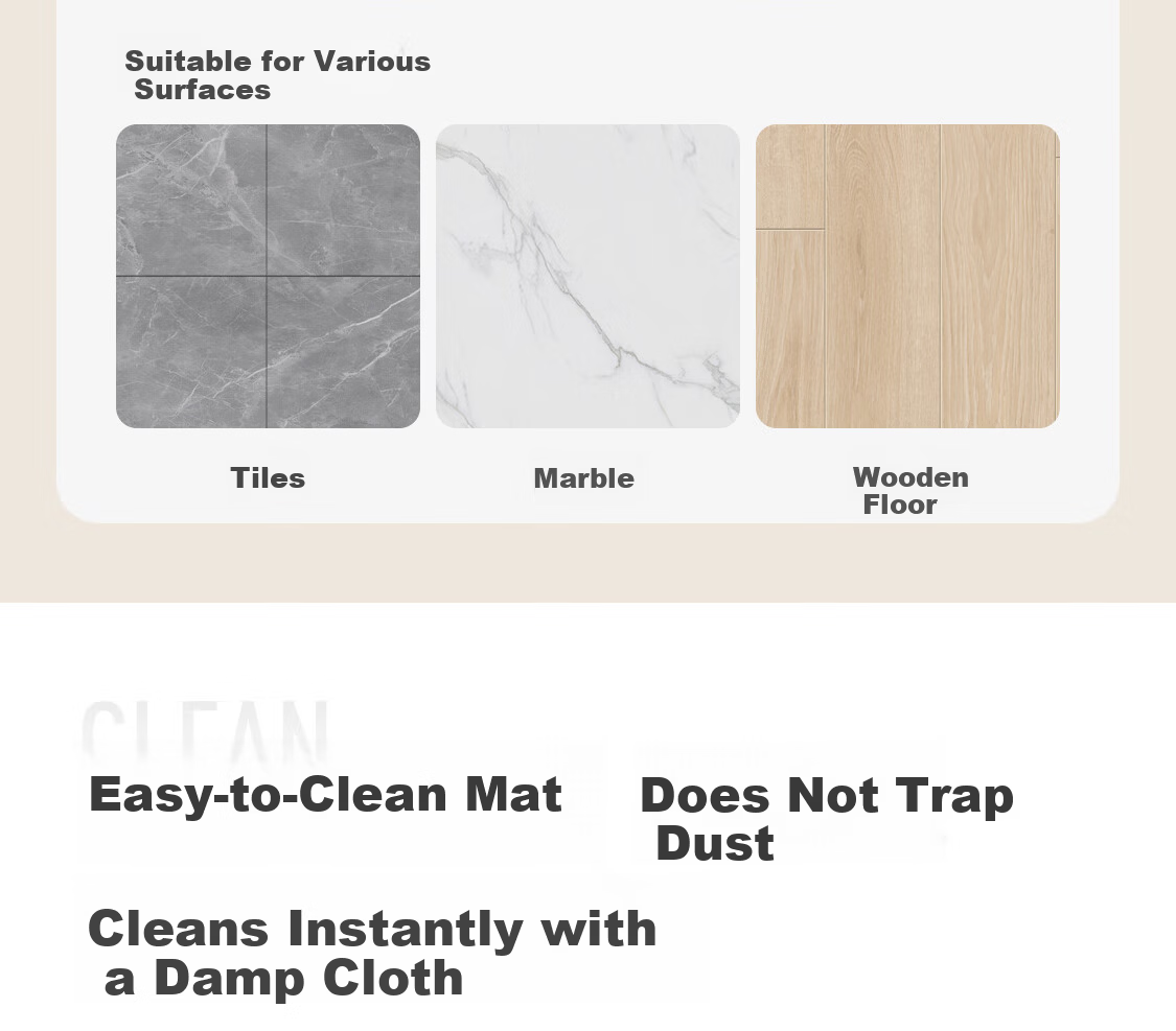 Keep Double Extra Large Yoga Mat Thickened Shockproof Silent Home Fitness Mat 100cm*200cm*9mm Oat White 10