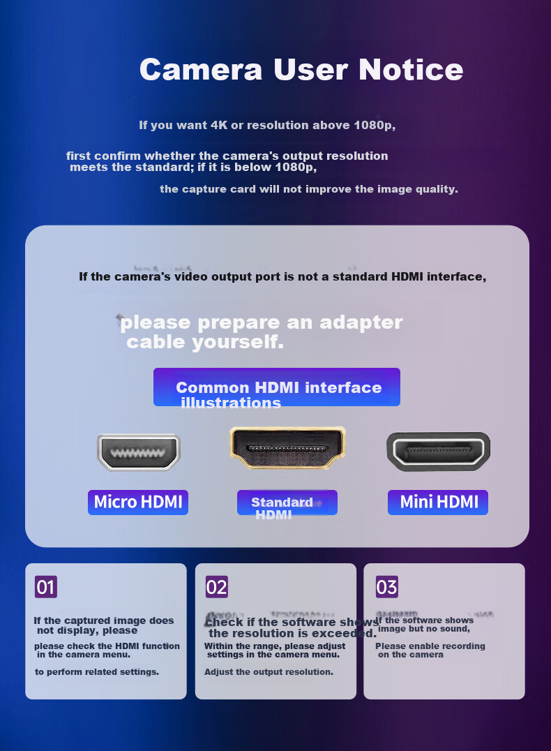 Acasis Dual-Channel HDMI Capture Card, 4K 60Hz Vertical Audio Pickup Capture Card, Compatible with Cameras And DSLR Cameras, for Teaching, Meetings, Dual-Site Live Streaming And Recording Box VC-018Max 13
