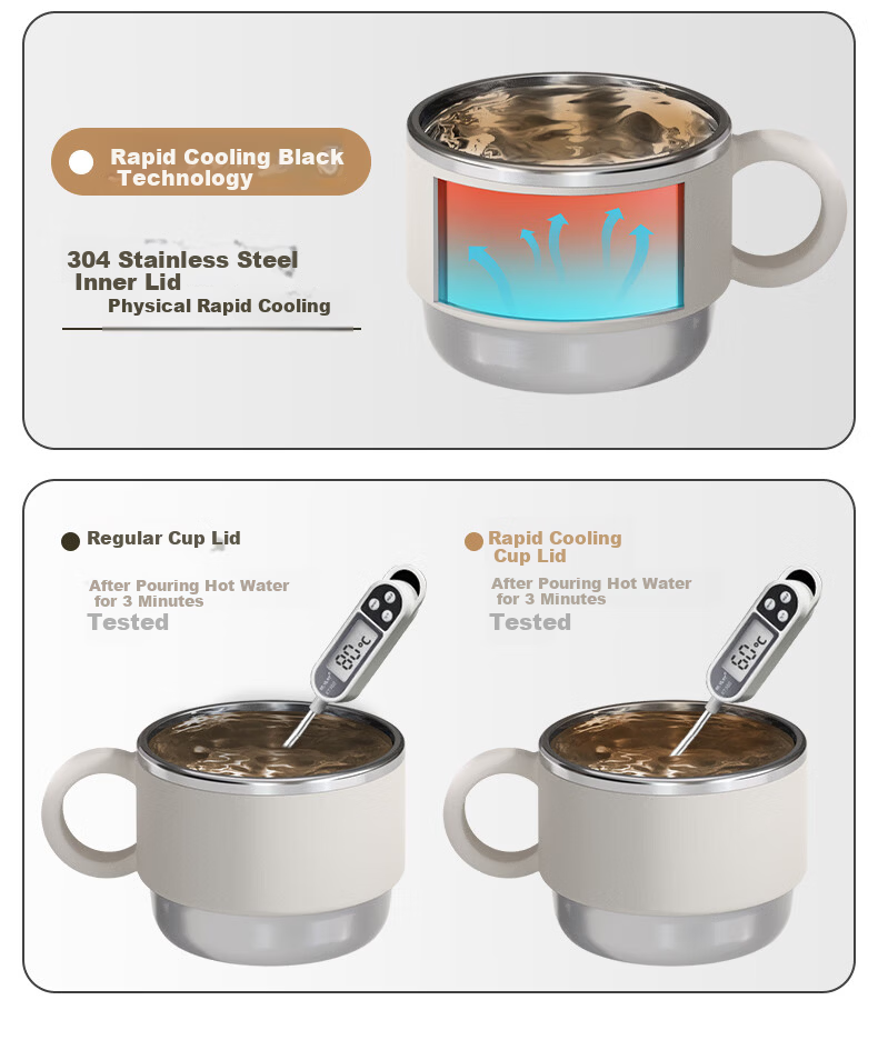 NRMEi Large Capacity Insulated Mug for Men and Women 316 Stainless Steel High-Quality Tea Separation Portable Car Travel Steeping Tea Cup 17