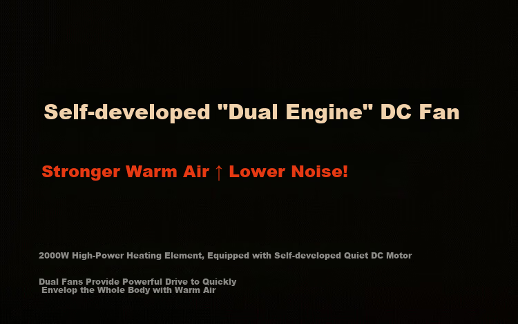 Gree NuanSui Warm Air Heater DC Dual-Engine Graphene Small Sun Home Oscillating Electric Heater Energy-Saving Electric Heater Electric Fan Heater NFTB-X6020 4