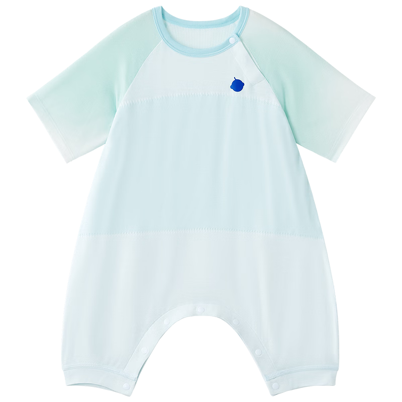 Babycare Newborn Spring Summer Soft Milk Skin Belly Protection Sleeping Bag Legged Sleeping Bag 5-Sleeve Mint Bubble Size 100 (95-105cm)