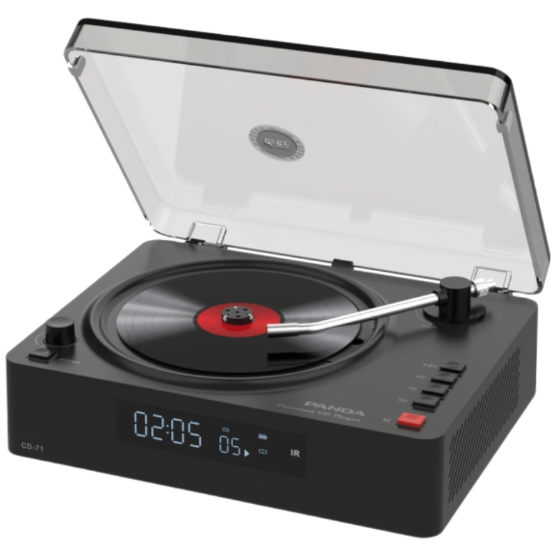 PANDA CD-71 Album CD Player Bluetooth Speaker All-in-One Home Player Disc Audiophile White