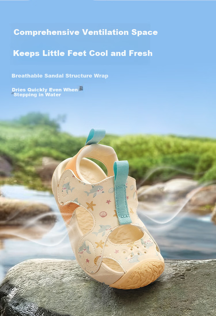 BALABALA Children's Shoes, Toddler Walking Shoes for Boys And Girls, Sandals, New Fashion Summer 2026, Outdoor Sports Shoes for Kids, Anti-Collision Toe Desig 6