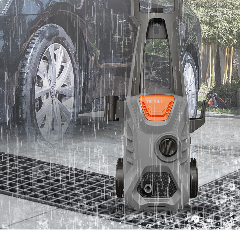 Yili High-Pressure Car Washer, 2100W Household Cleaning Machine, High-Pressure Water Gun, Powerful Household Car Washing, Floor Cleaning Roller Model 5650H 10
