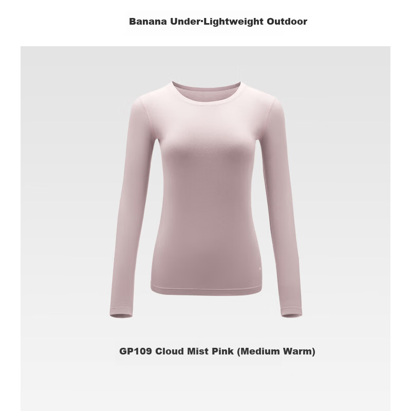 Beneunder Women's Thermal Fleece-Lined Thickened Autumn Base Layer Shirt Long Sleeve Top