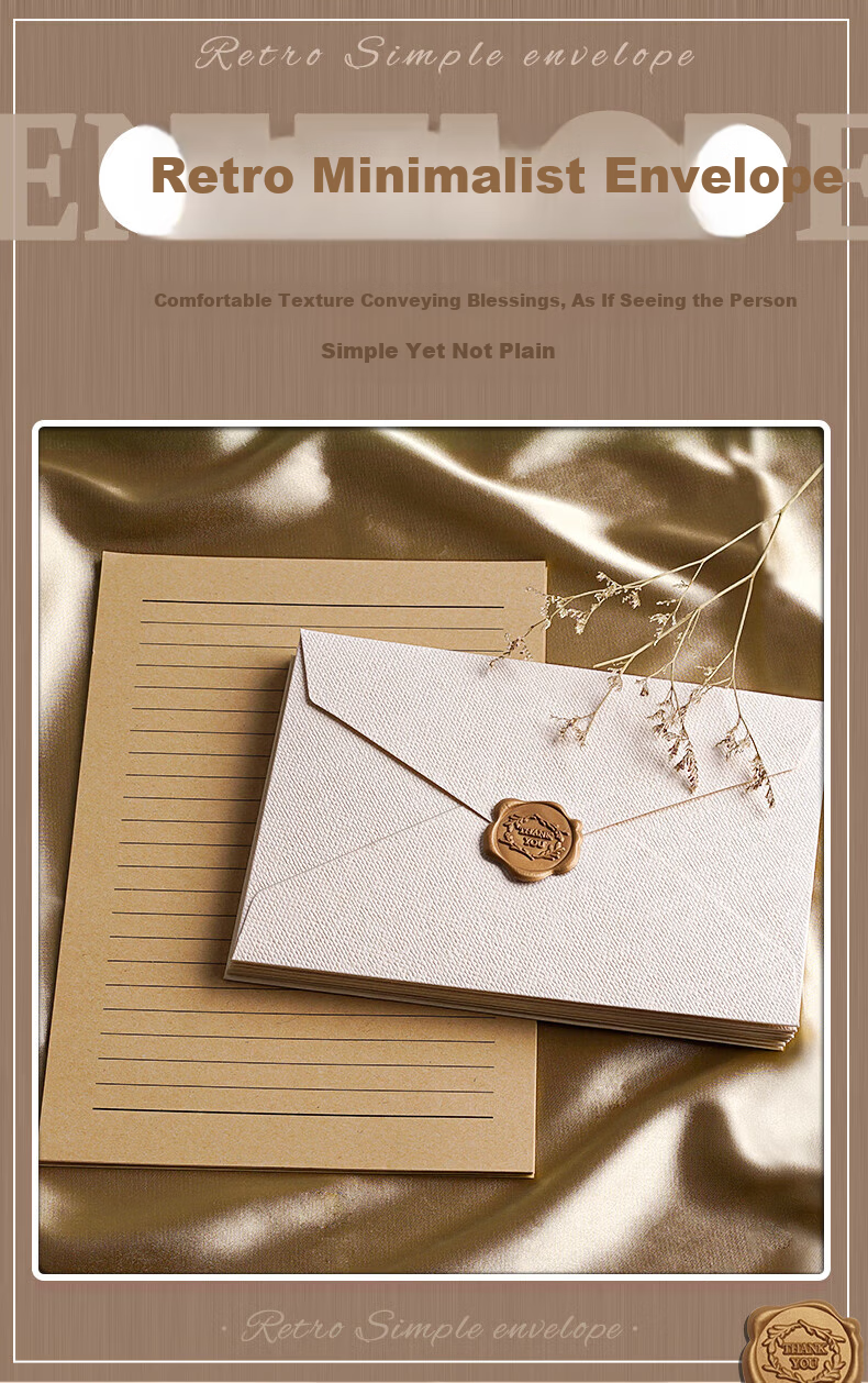 Grass Envelope Stationery with Line Drawing Puppy Birthday Card Cute Handwritten Letter Postcard Romantic Love Letter Paper for Girlfriend 10 Envelopes + 10 Sheets + 10 Sealing Stickers 1