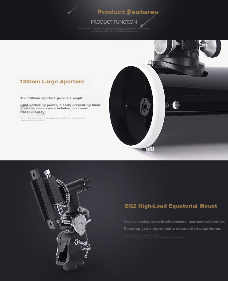 Xingtelang 80DX High Magnification High-Definition Large-Aperture Moon Viewing Deep Space Exploration Professional Astronomical Telescope, Birthday Gift for Boys 5